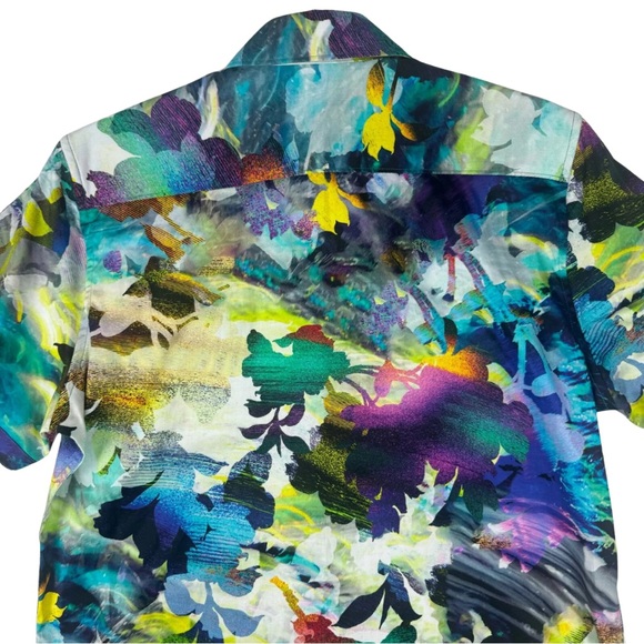 Robert Graham Tropical Storm Classic Fit Shirt Men's M - Picture 8 of 8